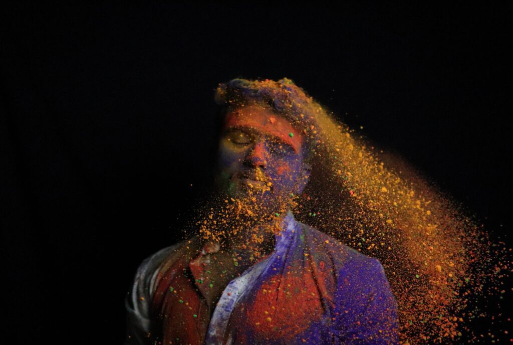 Holi, India: Celebrate The Festival Of Colors With Vibrant Powder Throwing. 2 Holi, India: Celebrate The Festival Of Colors With Vibrant Powder Throwing.