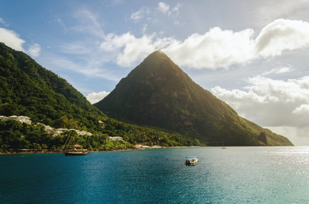 St. Lucia: Volcanic Landscapes, Luxury Resorts, And The Pitons. 1 St. Lucia: Volcanic Landscapes, Luxury Resorts, And The Pitons.